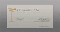 Desktop Screenshot of antipode.info